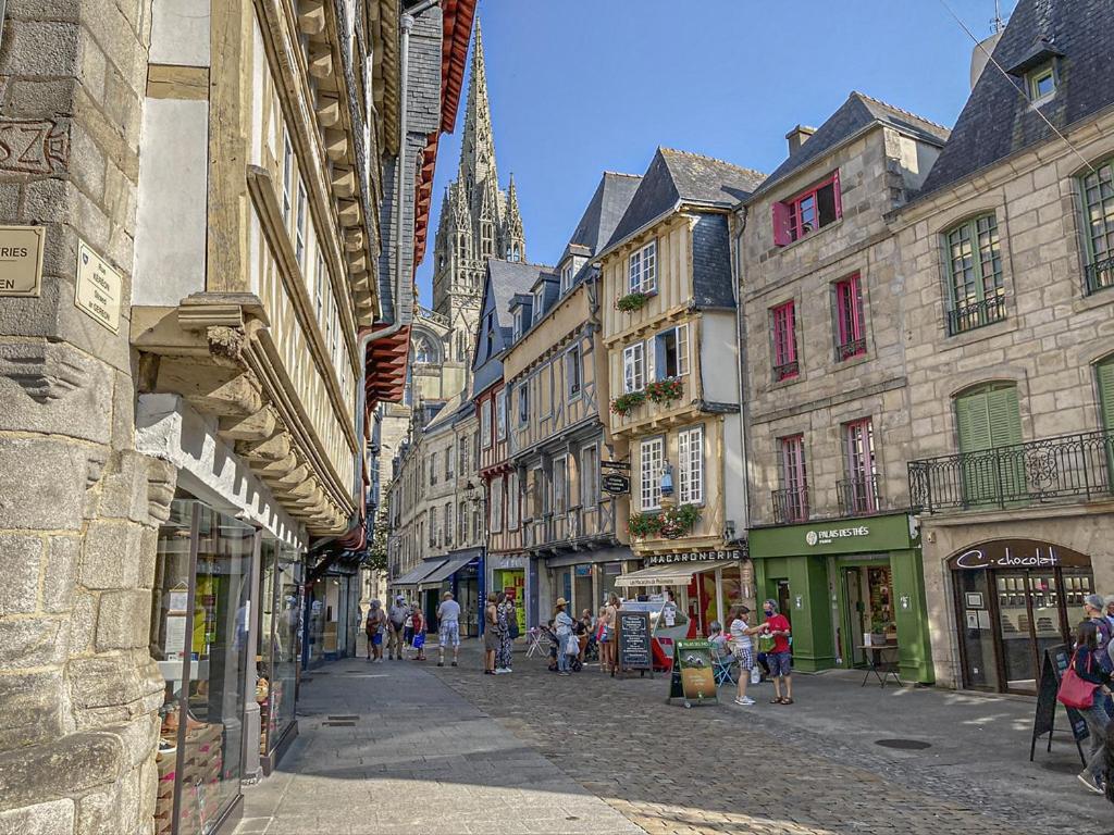 Quimper: T3 Avec Vue Cathedrale Proche Gare Apartman Kültér fotó