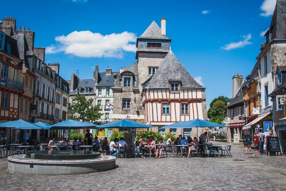Quimper: T3 Avec Vue Cathedrale Proche Gare Apartman Kültér fotó